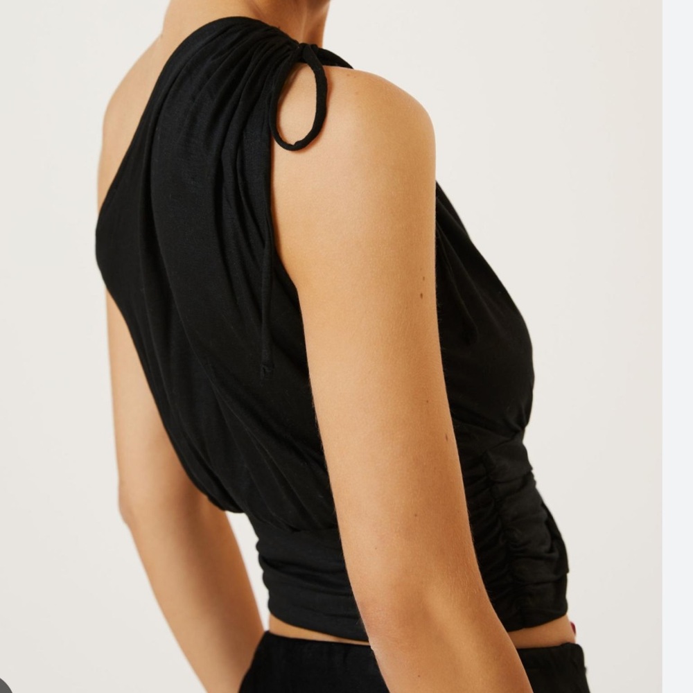 Anthropologie Draped One Shoulder Top